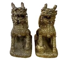 ราคา ✨ กิเลน Qi Lin 1คู่ สูง 4.5นิ้ว" นำโชค ทองเหลือง ป้องกันสิ่งไม่ดี ช่วยเสริมความเจริญรุ่งเรือง และช่วยรักษาสุขภาพ (22116761238)