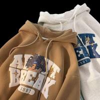 ราคา เสื้อสเวตเตอร์มีฮู้ดพิมพ์ลายฮิปฮอปสไตล์อเมริกันสำหรับผู้ชายและผู้หญิงเสื้อแจ็คเก็ต INS ฤดูใบไม้ร่วงและฤดูหนาว (25084043421)