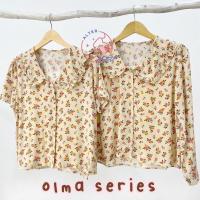 ราคา KATUN KEMEJA Alter.cloth - OLMA SERIES | ท็อปส์ซูผู้หญิง แขนยาวสั้นด้านบนดอกไม้เกาหลีครีมนุ่มสีเหลืองเกาหลีวินเทจเสื้อคอปกพรีเมี่ยมเรยอนผ้าฝ้ายหนาเสื้อแฟชั่นเสื้อเกาหลีเสื้อผ้าผู้ (41805748710)