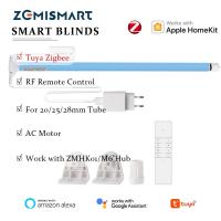 ราคา Zemismart Smart Zigbee Blinds Motor สําหรับ 20/25/28 มม.ม่านม้วน,DC 5V Electric Roller Window Shades,ทํางานร่วมกับ Alexa/Google Home,รีโมทคอนโทรล,Zigbee Hub Need (28418945906)