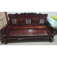 ราคา (USED) โซฟาไม้แกะสลัก แหย่งไม้แดง (28701558358)