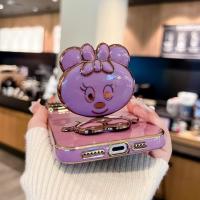 ราคา กระจกแต่งหน้า ตั้งได้ เคสโทรศัพท์ สำหรับรุ่น oppo A5 ลายการ์ตูน มินนี่ หรูหรา แบบนิ่ม (29937825082)