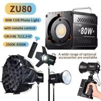 ราคา ส่งจากไทยไฟ80W COB+ชุด.SoftboxS30 Miniโคมไฟลูกปัดวิดีโอเติมแสงมินิ Bowens แบบพกพาสามารถมือถือไฟสด 2500-6500K หรี่แสงได้ (25942176025)
