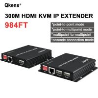 ราคา 1080P 300M HDMI KVM Extender Over IP Rj45 Cat6 สาย HDMI Splitter รองรับคีย์บอร์ดเมาส์ 1 TX ถึงหลาย RX ผ่านสวิตช์เครือข่าย (43154147843)