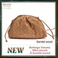 ราคา [สอบถามก่อนกดซื้อ]​ แท้​ New Bottega Veneta Mini pouch สี Sandal wood อุปกรณ์ ถุงผ้า การ์ด (5474059139)