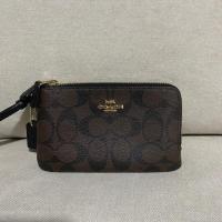 ราคา Coach ของแท้ 100% กระเป๋าสตางค์ size s 2 ซิป มือ 1 (5913758574)