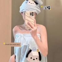 ราคา ผ้านาโน towel ผ้าขนหนูอาบน้ำผู้หญิงสามารถสวมใส่ได้เสื้อคลุมอาบน้ำแบบห่อได้ผ้าคอตตอน Charmby Pure Cotton ซับน้ำแห้งเร็วชุดสามชิ้นกระโปรงอาบน้ำแบบใหม่2025 (43320415659)