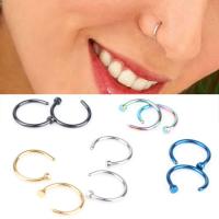 ราคา Nose Open Hoop Ring Body Piercing Studs Jewelry (2625901196)