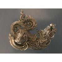 ราคา พญาการเวก รุ่น๑ พระอธิการใจ วัดพระยาญาติ เนื้อปีกเครื่องบินเลข๑๕๙ จ.สมุทรสงคราม (22142417258)