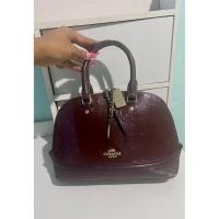 ราคา coach ทรงโดม สีเปลือกมังคุด หนังแก้ว(ลุ้น) (40916847786)