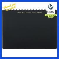 ราคา KOKUYO Soft Ring Business Notebook - 70 Sheets, Black, Available in A4, A5, and Semi B5 Sizes, Various Formats (41660403045)