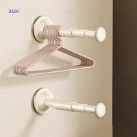 ราคา Daer ราวแขวนถ้วยดูดแบบพับเก็บได้ไม้แขวนเสื้อพับแบบไม่เจาะรูไม้แขวนเสื้อติดผนังที่เก็บราวแขวน (43372407639)