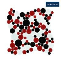 ราคา โมเสคแก้ว 30x30 cm. GLR-11 ราวดี้ เรด ลาส สีแดง ผิวเงา ลายโมเสค Duragres by UMIPRO (43505252570)