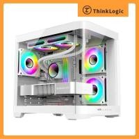 ราคา Sea View Room Case คอมพิวเตอร์โปร่งใสเต็มรูปแบบกระจกโค้ง MATX Gaming ครัวเรือนหลัก (28066984457)
