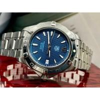 ราคา TAG HEUER AQUARACER STAINLESS STEEL AUTOMATIC WAF2112, 39 mmนาฬิกามือสอง นาฬิกาแท้100% (41167531665)