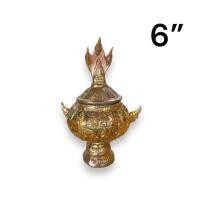 ราคา ขันต์น้ำมนต์นาคปรก ทองเหลือง กว้าง 2นิ้ว สูง 7นิ้ว (22159180796)