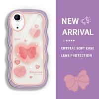 ราคา MERAH สําหรับ Oppo A17 A18 สําหรับ OppoA17 0PP0 สําหรับ OppoA18 OP กรณี HP Softcase Kesing Lucu โทรศัพท์ Cesing Cassing นุ่มแฟชั่น Bow Halo สีชมพู Wavy Aesthetic Kasing Sofcaseing (42972358263)