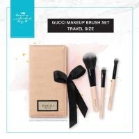 ราคา Gucci เซ็ตแปรงแต่งหน้า 3 ชิ้น พร้อมกระเป๋า ประกอบด้วย แปรงปัดแป้ง แปรงแต่งตา แปรงเบลนดิ้ง ขนาดพกพา ใช้ดีมากๆเลยค่า (22887156842)