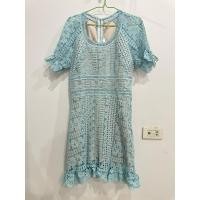 ราคา ชุดเดรสลูกไม้สีฟ้า เรียบหรู งานป้าย Jariya งานดีมาก (18393692114)