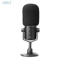 ราคา LIDU1 Game live Stage Microphone Windscreen Foam Sponge P op Filter Mic Cover for Razer Seiren X Microphone Cover (17305435825)