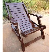 ราคา Sukthong@เเพร่ เก้าอี้พักผ่อนไม้สักทอง ขนาด กxยxส 65x100x70 ซม. ปรับนอนได้ เก้าอี้ปรับเอนนอน 2 ระดับ นั่ง-นอน สีสักโอ๊ค (6416018130)