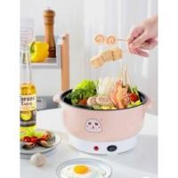 ราคา กระทะไฟฟ้าอเนกประสงค์ มินิเตาไฟฟ้า หม้อชาบูอเนกประสงค์ ขนาดพกพา Steam & Cooking Pot หม้อสุกี้อเนกประสงค์ หม้อสุกี้ (14081919605)