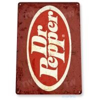 ราคา TIN SIGN Dr Pepper โลหะเก่า Décor Wall Art ร้านครัวบาร์ (43214232975)
