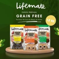 ราคา Lifemate อาหารเม็ดแมวสูตร Grain Free ขนาด 1.2-1.3 kg (29831510717)