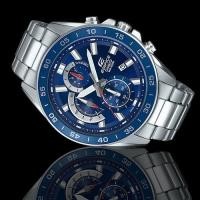ราคา Win Watch shop นาฬิกา Casio Edifice รุ่น EFV550D2A นาฬิกาผู้ชายสายแสตนเลส หน้าปัดสีน้ำเงิน ระบบโครโนกราฟสินค้า รับเต็ม (9354443261)