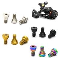 ราคา 3 ชิ้นจักรยาน TC4 ไทเทเนียมด้านหลัง Derailleur สกรูด้านหลัง Bolt สําหรับ Shimano XT8000 จักรยาน Derailleur การปรับเปลี่ยนอุปกรณ์เสริม Mountain จักรยานเสือหมอบ shift M8000 ไทเทเนียมฝาครอบ (41966105289)