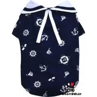 ราคา Pet cloths-Doggydolly ชุดหมาอ้วน เฟร้น ปั๊ก บีเกิ้ล บลูด็อก เสื้อเชิ๊ต ลายสมอ นายเรือ FP-S070 (7819449093)
