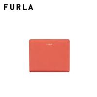 ราคา FURLA กระเป๋าสตางค์ผู้หญิง รุ่น FURLA NUVOLA S COMPACT WALLET L ZIP สี CORAL (28018188762)