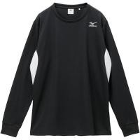 ราคา Mizuno Training Wear Simple is Quick Dry Long-Sleeved T-Shirt Sweat Absorption K2JACM93 Men s Black M (43365271718)