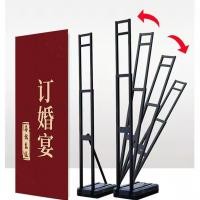 ราคา ขาตั้งป้ายโฆษณา ขาตั้งฟิวเจอร์บอร์ด ขาตั้งป้ายพลาสวูด ฟิวเจอร์บอร์ดbunting stand ปรับระดับได้ สีดำ Matte กันลม (25345861710)