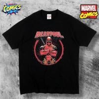ราคา เสื้อยืด MARVEL ลาย DEADPOOL ลิขสิทธิ์แท้100% (28688171043)