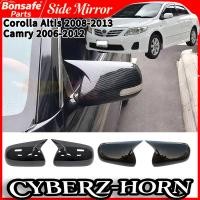 ราคา ครอบ กระจกมองข้าง ของแต่ง Toyota Camry acv 40 2006-2012/Corolla Altis 2008-2013 สูงคุณภาพ คาร์บอน ฝาครอบ กระจกข้าง แต่งรถ Carbon Side Mirror Cover (26587446820)