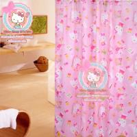 ราคา ผ้าม่านคิตตี้ ผ้าม่าน sanrio คิตตี้ ม่าน Hellokitty (5462909373)