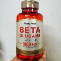 ราคา เบต้ากลูแคน​ 1000mg PipingRock​ Beta​ Glucans​ 1000mg Beta 1,3/1,6-D-Glucan​ 1000 mg per serving NOW Foods Beta Glucans (3684489917)