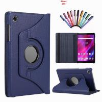 ราคา เคสแท็บเล็ตหนัง PU หมุนได้ 8 นิ้ว สําหรับ Lenovo Tab M8 4th Gen 2023 Lenovo TB-300XU TB-300FU (21082696094)