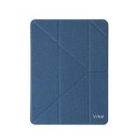 ราคา เคส - Wroof Casing for iPad 10.2 inch (2021) Crystal Clear Folio-Blue (42057787045)