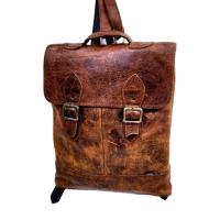 ราคา Zatchels กระเป๋าเป้ กระเป๋าหนังแท้มือสอง กระเป๋ามือสอง satchel หนังแปลก exotic leather backpack rucksack yonvintage (28268510792)