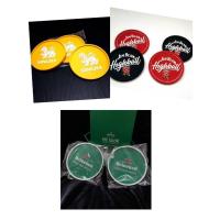 ราคา จานรองแก้วยางไฮเนเก้น/สิงห์/jim beam(ราคาแพคละ 2ชิ้น) (24041256451)