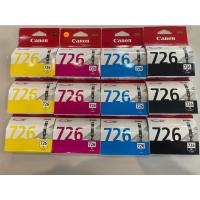 ราคา ตลับหมึกอิงค์เจ็ท สีฟ้า สีชมพู สีเหลือง Canon CLI-726 C M Y Canon MX897/iP4870/iP4970/MG5370/MX886/MG5170/MG5270/ (11089632536)