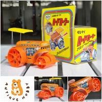 ราคา โมเดลรถเก่าของเล่นเก่า รถโบราณยุค60s-80sมือสอง: สังกะสี ZENMAI ROAD ROLLER ゼンマイ ロードローラー (27036871008)