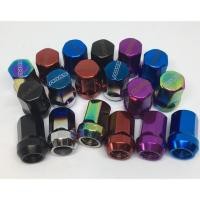 ราคา น็อตล้อสี 1.25 แบ่งขาย 16,20,24ตัว น็อตล้อเหล็ก น็อตแต่งรถ Rass เกลียว1.25 (3937979308)