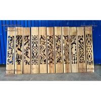 ราคา ฉลุระเบียงไม้สักแท้ งานไม้สักทองคัดเกรด (26504303979)