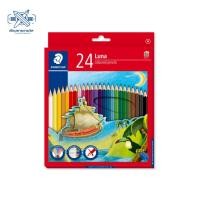 ราคา Staedtler Luna Colored Pencils 24 สี รุ่น 136 C24 สีไม้สเต็ดเล่อร์ลูน่า ระบายลื่น สีสด ครบเฉด (40359276078)