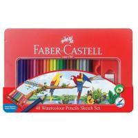 ราคา สีไม้Faber Castell ระบายน้ำนกแก้ว48สีกล่องเหล็กและ 36 สี กล่องกระดาษ (10309600472)