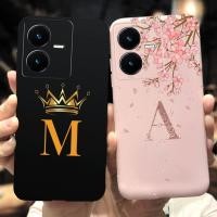 ราคา เคสซิลิโคนนิ่ม ลายตัวอักษรน่ารัก สําหรับ Vivo Y22s V2206 Vivo Y22 2022 V2207 VivoY22 Y 22 (21563483266)