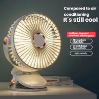 ราคา 2025 พัดลมคลิปหนีบ 2-ใน-1 พร้อมไฟกลางคืน - ยูเอสบี ชาร์จใหม่ได้, เงียบเป็นพิเศษสําหรับเตียง/โดรน/เรียน, พัดลมตั้งโต๊ะขนาดเล็กแบบพกพา (28539929158)